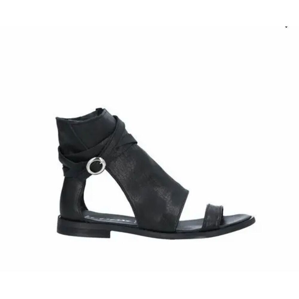 Le Pepite Soft Leather Ankle Sandals in Black – Size 40 (US 9) - Picture 4 of 12